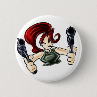 Bóton Redondo 5.08cm Wanda o atirador