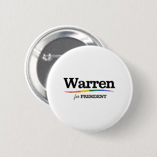 Bóton Redondo 5.08cm Warren para Presidente