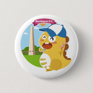 Bóton Redondo 5.08cm Washington C.C. VIPKID Botão