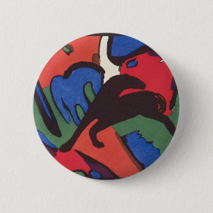 Bóton Redondo 5.08cm Wassily Kandinsky Franz Marc Blue Rider Painting