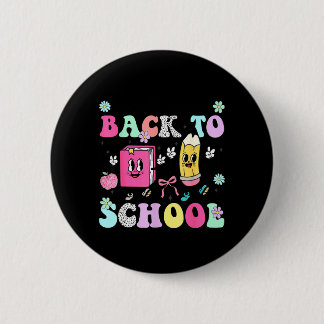 Bóton Redondo 5.08cm Welcome Back to School 2024 Teachers Students