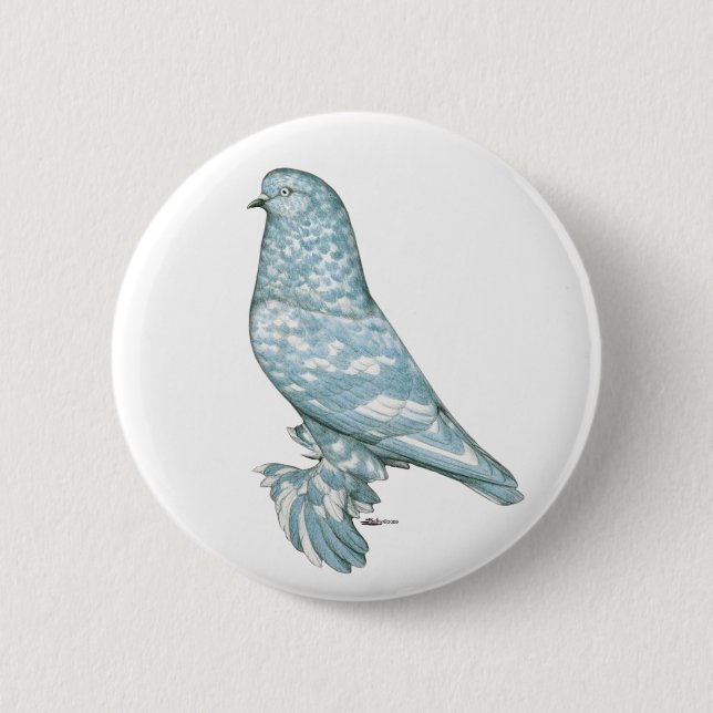 Bóton Redondo 5.08cm West of England Tumbler: Mottle Lavanda (Frente)