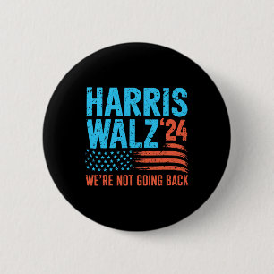 Bóton Redondo 5.08cm Wheimer 2024 Eleição Kamala Harris Tim Waltz 2024