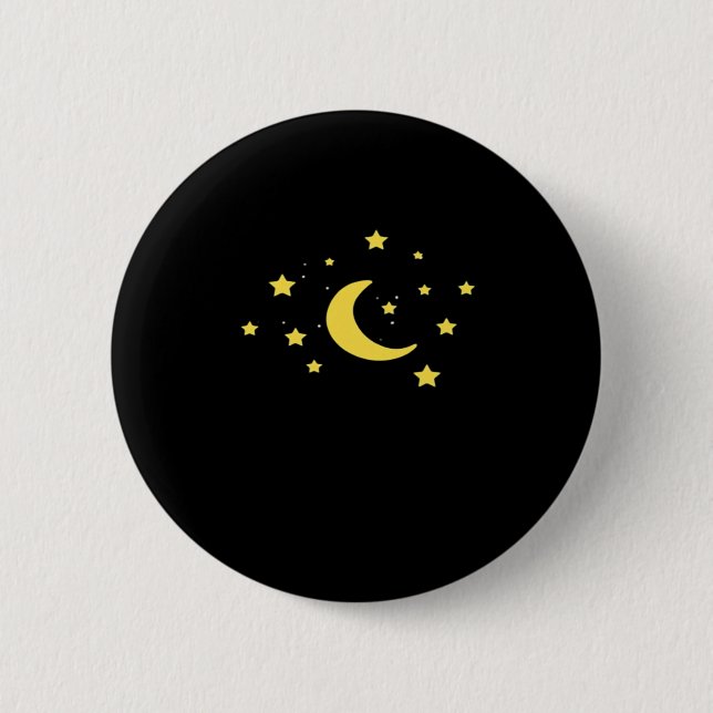 Bóton Redondo 5.08cm Whimsigoth Night Sky Sun Moon Witchy (Frente)