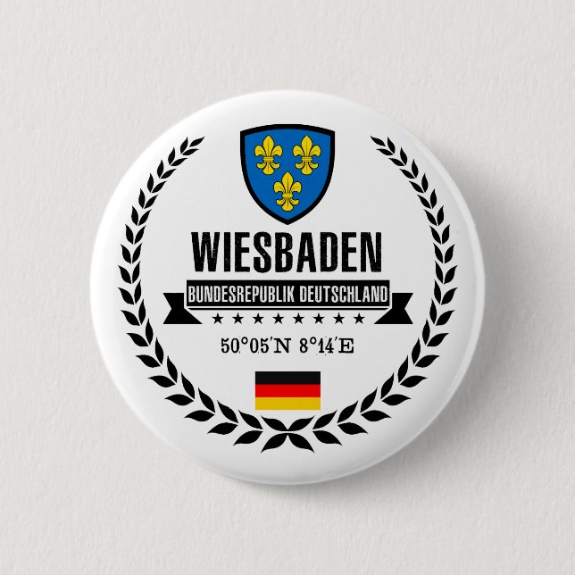Bóton Redondo 5.08cm Wiesbaden (Frente)