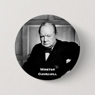 Bóton Redondo 5.08cm Winston Churchill