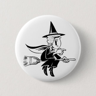 Bóton Redondo 5.08cm Witchy Poo Button