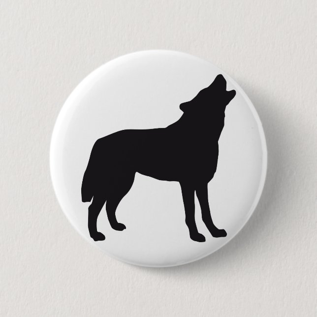 Bóton Redondo 5.08cm wolf (Frente)