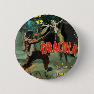 Bóton Redondo 5.08cm WOLFMAN CONTRA DRACULA por Philip J. Riley