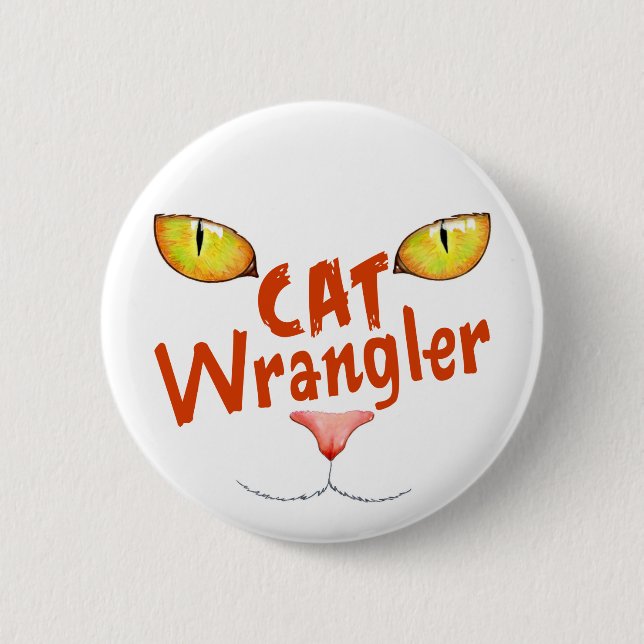 Bóton Redondo 5.08cm Wrangler do gato (Frente)
