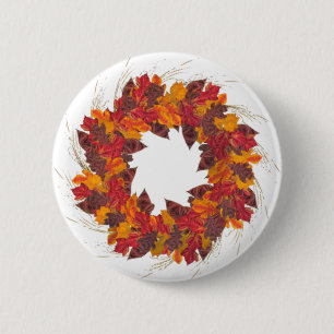 Bóton Redondo 5.08cm Wreath