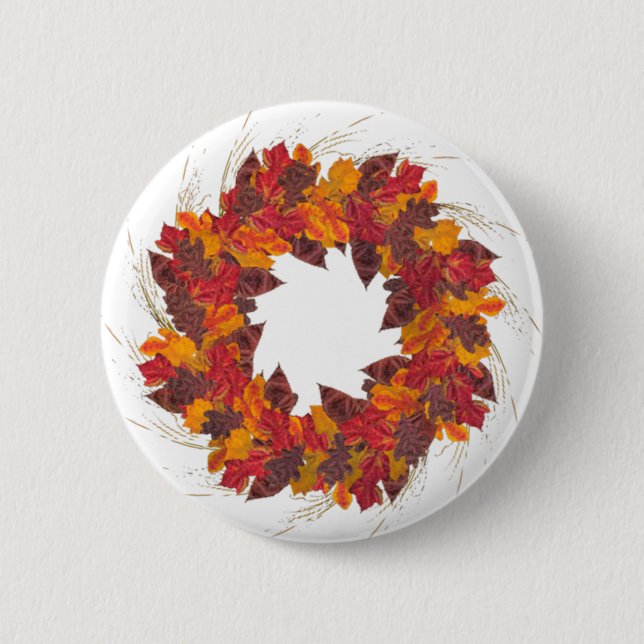 Bóton Redondo 5.08cm Wreath (Frente)