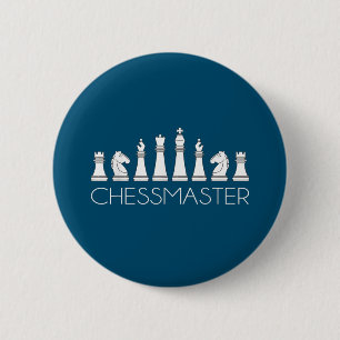 Bóton Redondo 5.08cm Xadrez - Chessmaster