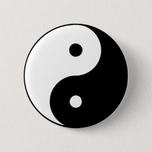 Bóton Redondo 5.08cm Yin Yang
