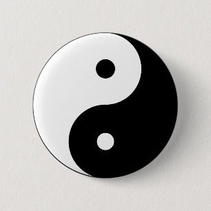 Bóton Redondo 5.08cm Yin Yang grande