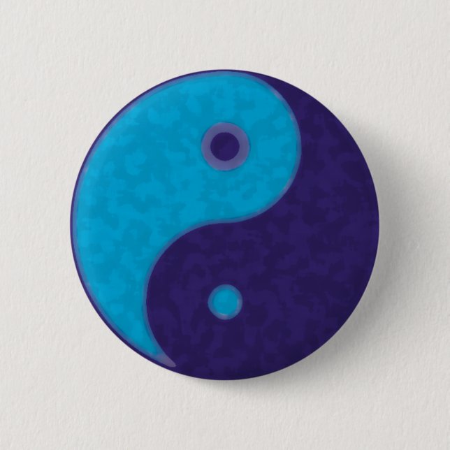 Bóton Redondo 5.08cm yin yang, meditação tao (Frente)