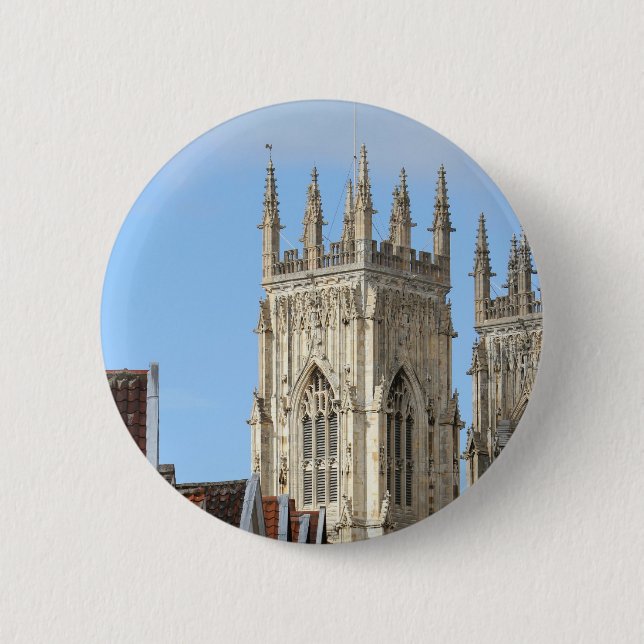 Bóton Redondo 5.08cm York Minster (Frente)