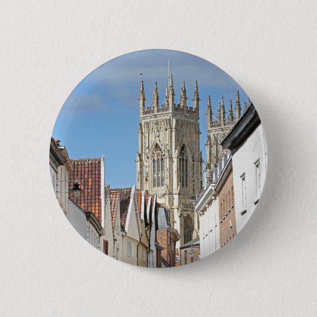 Bóton Redondo 5.08cm York Minster (Frente)