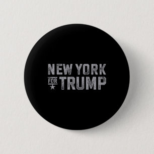 Bóton Redondo 5.08cm York Para Trump 2024 Nova-Iorquinos Amam Coração T