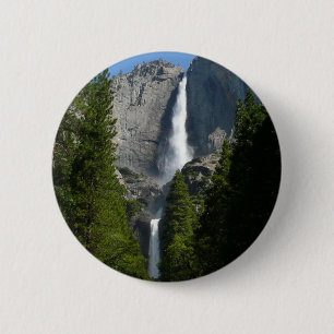 Bóton Redondo 5.08cm Yosemite Falls II do Parque Nacional Yosemite