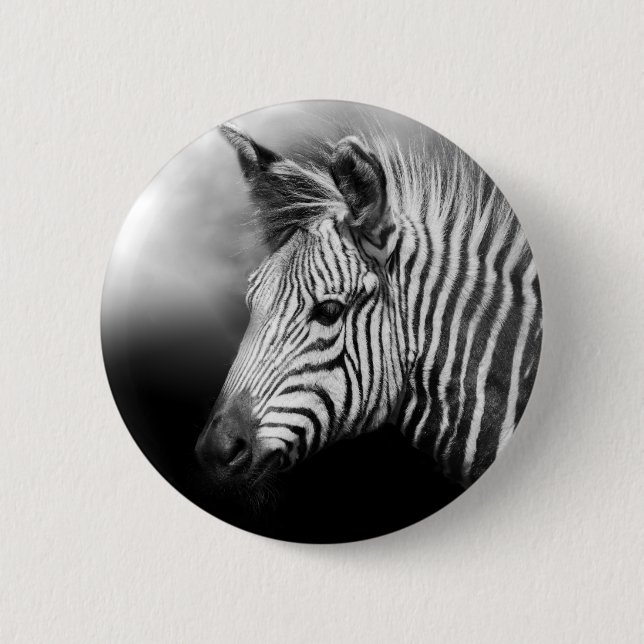 Bóton Redondo 5.08cm Zebra Foal (Frente)
