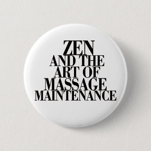 Bóton Redondo 5.08cm ZEN & a arte da MASSAGEM