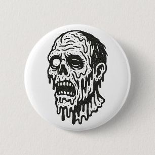 Bóton Redondo 5.08cm Zombie