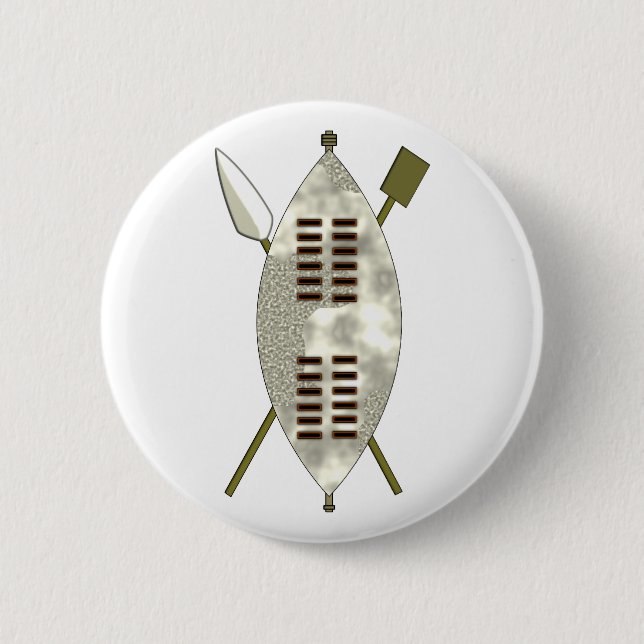 Bóton Redondo 5.08cm Zulu escudo buckler (Frente)