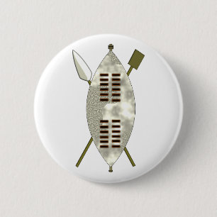 Bóton Redondo 5.08cm Zulu escudo buckler