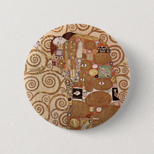 Bóton Redondo 5.08cm Zum Stocletfries de Klimt - de Werkvorlagen