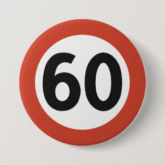 Bóton Redondo 7.62cm 60 years old button