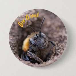 Bóton Redondo 7.62cm A bee on a badge