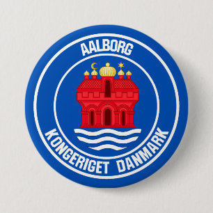 Bóton Redondo 7.62cm Aalborg Round Emblem