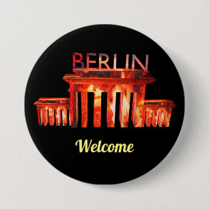 Bóton Redondo 7.62cm Abertura de Garrafas personalizada do Berlin Night
