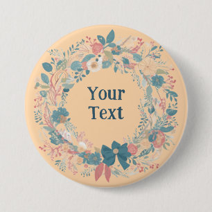 Bóton Redondo 7.62cm Acessório do Lapão de Frota Inspirado no Jardim