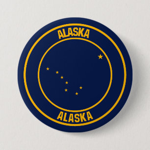 Bóton Redondo 7.62cm Alaska Round Emblem