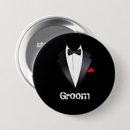 Bóton Redondo 7.62cm Alcance com Camisa Tuxedo