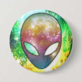 Bóton Redondo 7.62cm Alienígena de espaço