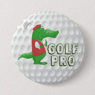 Bóton Redondo 7.62cm Alligador de Golf Pro