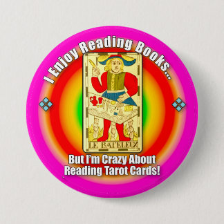 Bóton Redondo 7.62cm Amante do Tarot Botão
