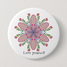Ame as flores de mandala