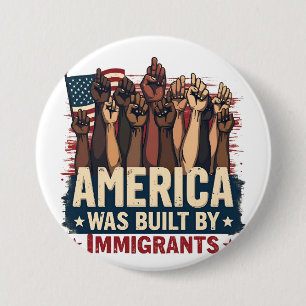 Bóton Redondo 7.62cm América foi construída por imigrantes Trump Democr