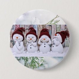 Bóton Redondo 7.62cm Amizade Veste Um Dia Frio