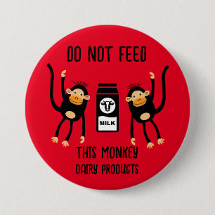 Bóton Redondo 7.62cm Anafilaxia Crianças Advertências Alérgicas