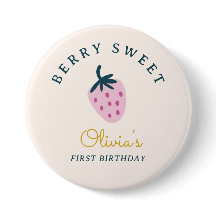 Aniversário rosa de morango