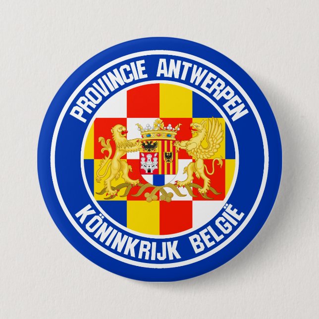 Bóton Redondo 7.62cm Antwerp Round Emblem (Frente)