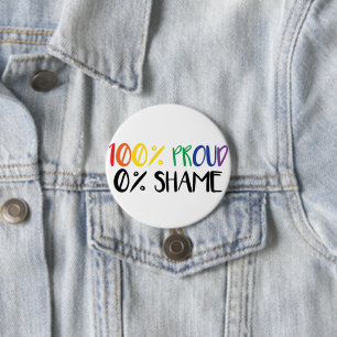 Bóton Redondo 7.62cm Apenas Orgulho Não É Vergonha   Orgulho gay do a