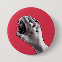 Arte gótico do horror - mão stabbed