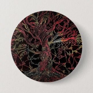 Bóton Redondo 7.62cm Árvore Ancestral Transcendente