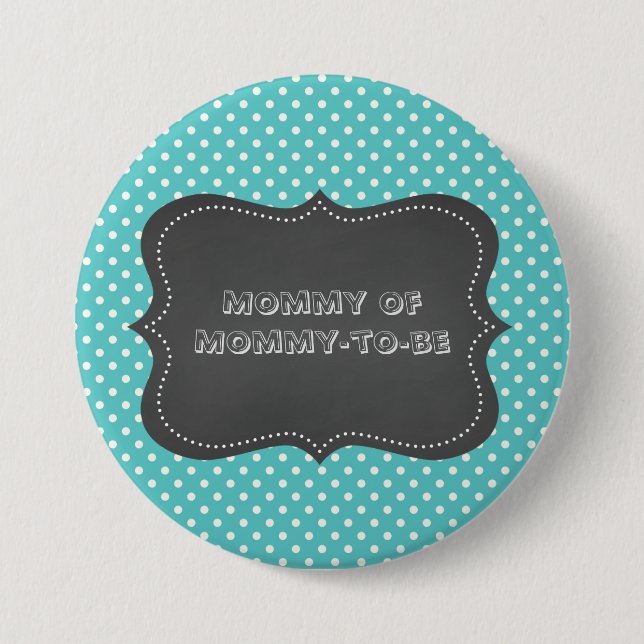 Bóton Redondo 7.62cm As mamães de mamãe-à-estão botão (Frente)